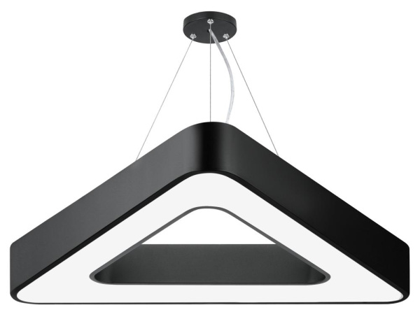 SPO-153-B-40K-030  Светильник LED ЭРА Geometria SPO-153-B-40K-030 Delta 30Вт 4000К 2100Лм IP40 600*80 черный подвесной драйвер внутри