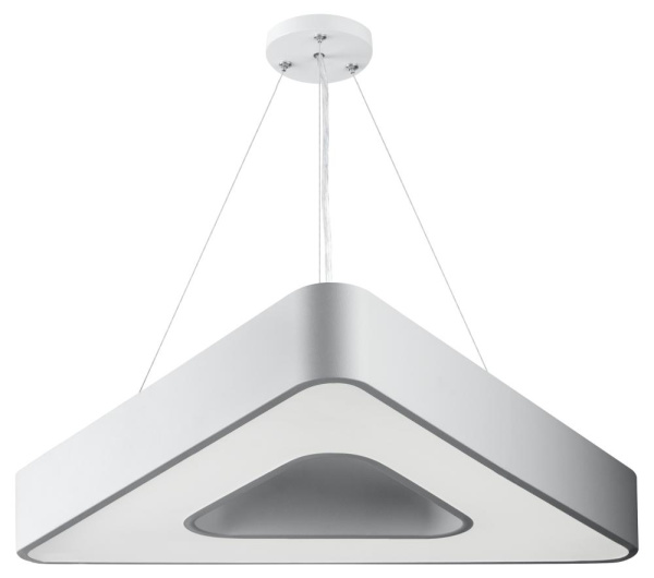 SPO-153-W-40K-030  Светильник LED ЭРА Geometria SPO-153-W-40K-030 Delta 30Вт 4000К 2100Лм IP40 600*80 белый подвесной драйвер внутри