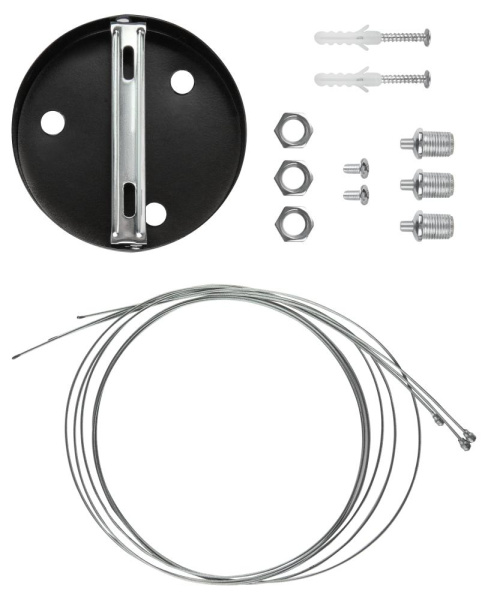 Светильник LED Geometria ЭРА Hexagon SPO-122-B-40K-066 66Вт 4000К800*800*80 черный подвесной драйвер внутри