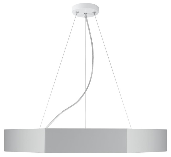 Светильник LED Geometria ЭРА Hexagon SPO-124-W-40K-051 51Вт 4000К 800*800*80 белый подвесной драйвер внутри