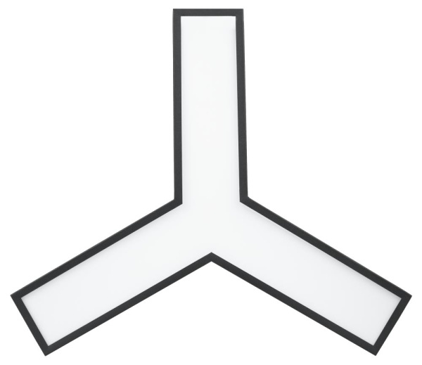 Светильник LED Geometria ЭРА Igrek SPO-141-B-40K-028 28Вт 4000K 1750Лм IP40 600*80 черный подвесной драйвер внутри