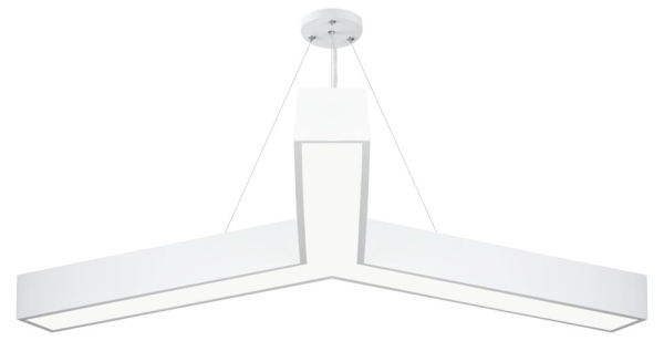 Светильник LED Geometria ЭРА Igrek SPO-144-W-40K-066 66Вт 4000К 4000Лм IP40 1200*1200*80 белый подвесной драйвер внутри