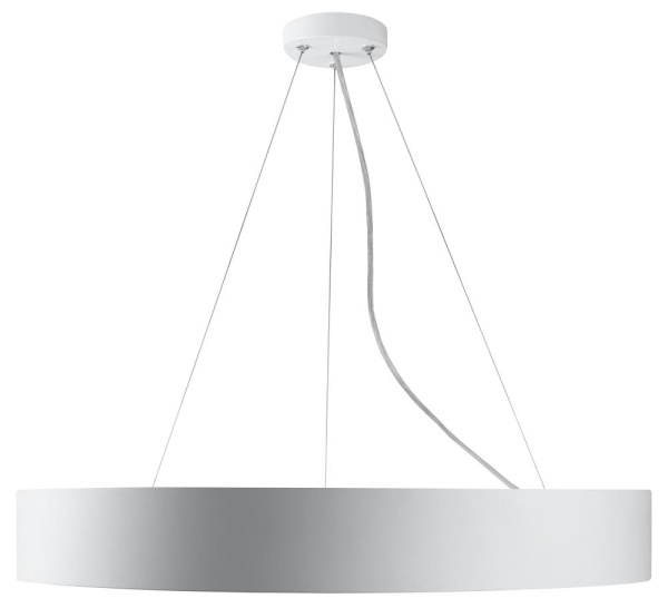 Светильник LED Geometria ЭРА Ring SPO-134-W-40K-056 56Вт 4000К 4200Лм IP40 800*80 белый подвесной драйвер внутри