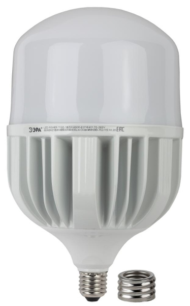 Лампа светодиодная ЭРА STD LED POWER T160-150W-6500-E27/E40 Е27 / Е40 150 Вт колокол холодный дневной свет