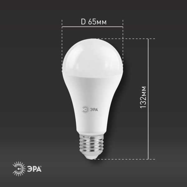 Лампочка светодиодная ЭРА RED LINE LED A65-25W-827-E27 R Е27 / E27 25 Вт груша теплый белый свет