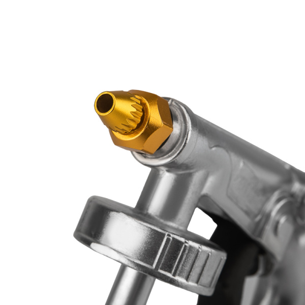 Пистолет для антигравийных и антикоррозийных составов с гибким и прямым соплом + регулятор давления KRANZ