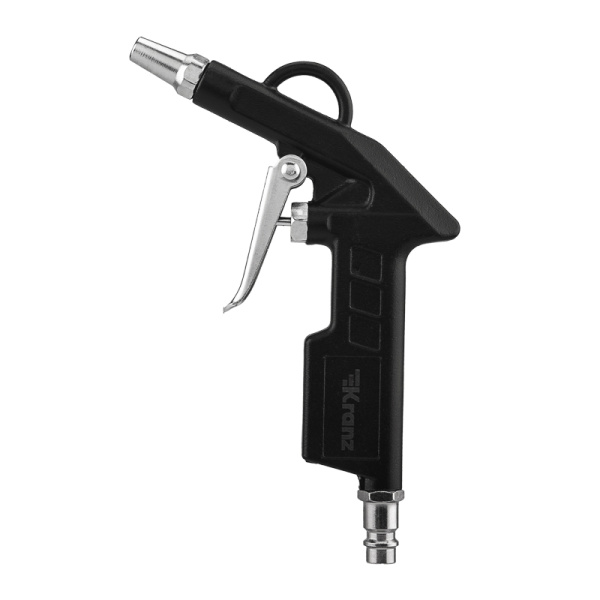 Пистолет продувочный пневматический, металлический, с удлиненным соплом (135мм) KRANZ