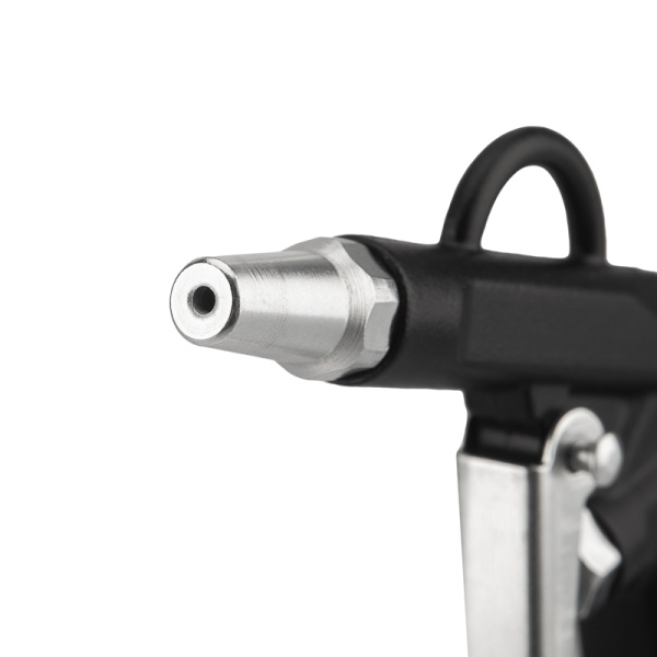 Пистолет продувочный пневматический, металлический, с удлиненным соплом (135мм) KRANZ