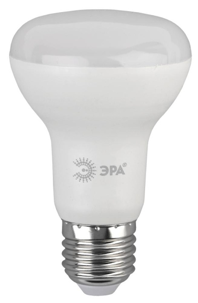 LED R63-8W-827-E27 R  Лампа светодиодная ЭРА RED LINE LED R63-8W-827-E27 R 8Вт рефлектор теплый белый свет E27