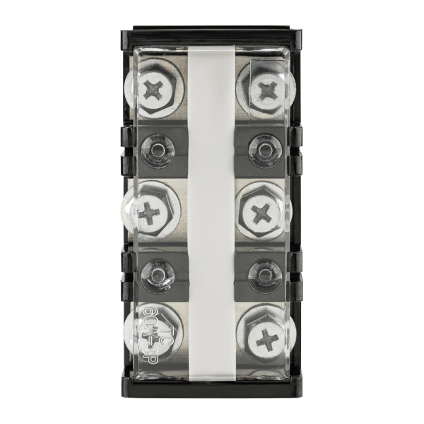 Блок зажимов клеммный БЗН ТС-603 16мм2 60A 3 пары REXANT