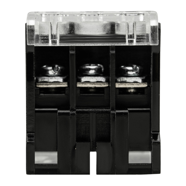 Блок зажимов клеммный БЗД 3х-полюсный 2,5 мм2 20A на DIN-рейку REXANT