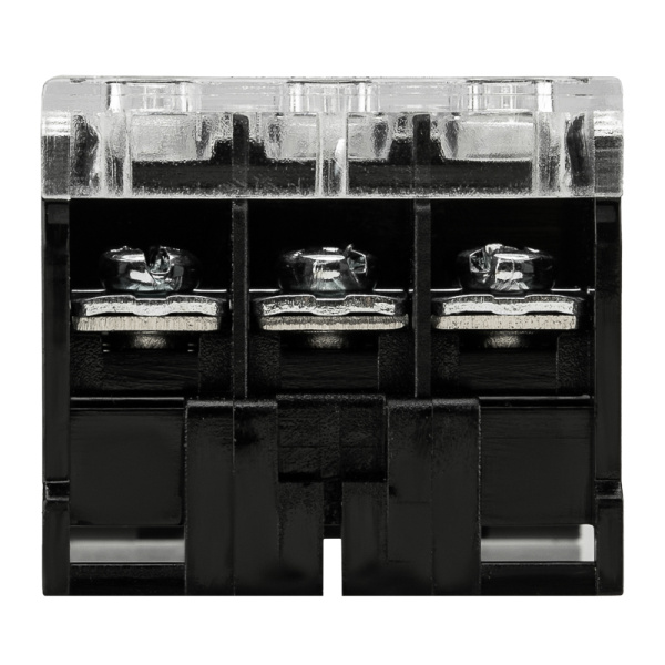 Блок зажимов клеммный БЗД 3х-полюсный 4,0 мм2 30A на DIN-рейку REXANT