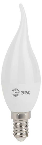 Лампочка светодиодная ЭРА STD LED BXS-7W-827-E14 E14 / Е14 7Вт свеча на ветру теплый белый свет