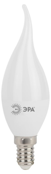 Лампочка светодиодная ЭРА STD LED BXS-11W-827-E14 E14 / Е14 11Вт свеча на ветру теплый белый свет