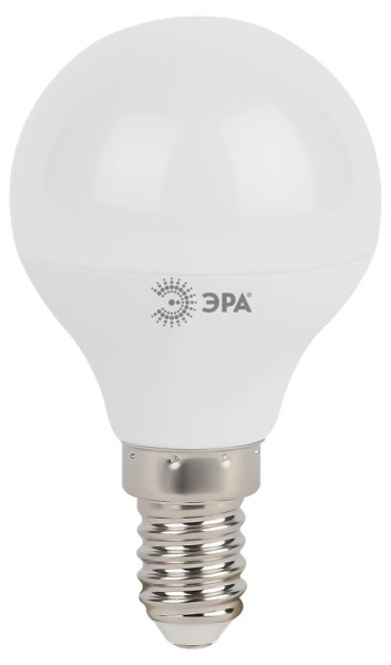 Лампочка светодиодная ЭРА STD LED P45-7W-860-E14 E14 / Е14 7Вт шар холодный дневной свет