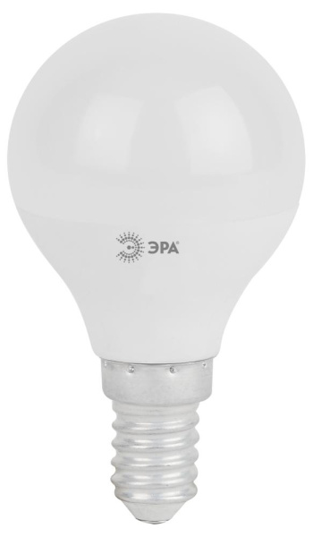 Лампочка светодиодная ЭРА STD LED P45-11W-860-E14 E14 / Е14 11Вт шар холодный дневной свет
