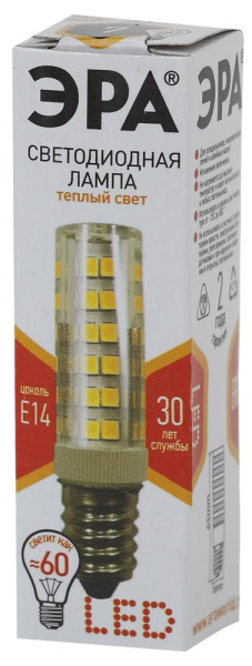 Лампочка светодиодная ЭРА STD LED T25-7W-CORN-827-E14 E14 / Е14 7Вт теплый белый свет