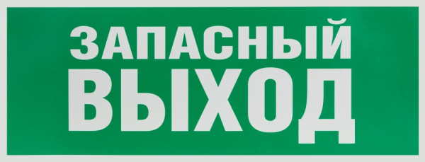 INFO-SSA-115  Самоклеящаяся этикетка ЭРА INFO-SSA-115 330х120мм  Запасный выход  SSA-101/DPA-301