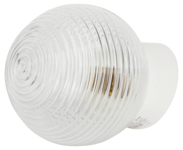 Светильник ЭРА НБП 01-60-004 с наклонным основанием Гранат стекло IP20 E27 max 60Вт D150 шар