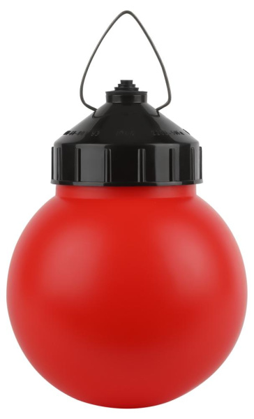 Светильник ЭРА НСП 01-60-003 подвесной Гранат полиэтилен IP44 E27 max 60Вт шар красный