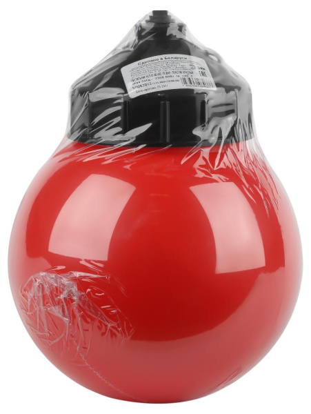 Светильник ЭРА НСП 01-60-003 подвесной Гранат полиэтилен IP44 E27 max 60Вт шар красный