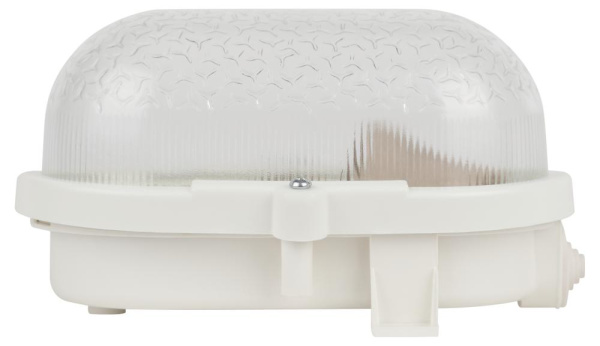 Светильник ЭРА НБП 01-60-012 с ободком Евро пластик / стекло IP53 E27 max 60Вт 185х120х110 овал белый