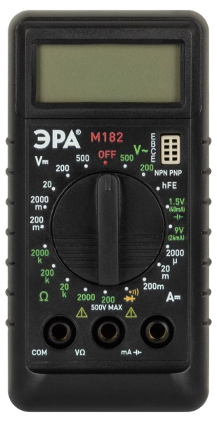 МТ-182  Мультиметр цифровой ЭРА модель M182