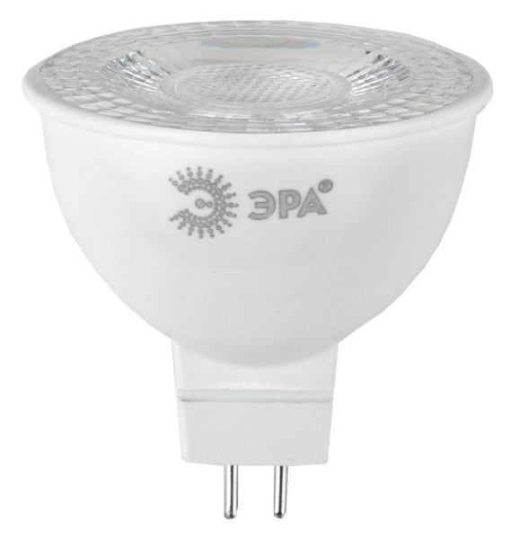 Лампочка светодиодная ЭРА STD LED Lense MR16-8W-840-GU5.3 GU5.3 8Вт линзованная софит нейтральный белый свет