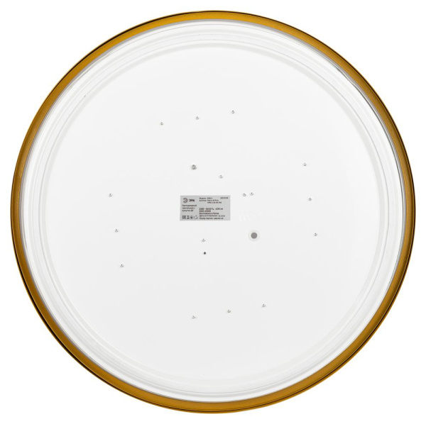 Светильник потолочный светодиодный ЭРА Relict 48 Pult SPB-6-60-RC MG с ДУ 60Вт 3000-6500К Золото