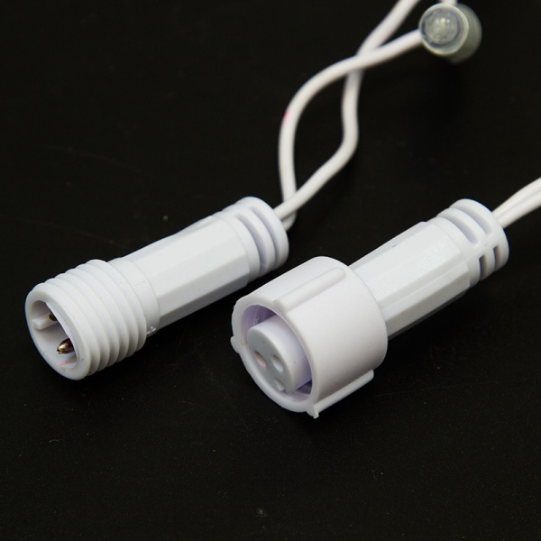 Гирлянда Нить 10м, постоянное свечение, белый ПВХ, 24В, цвет Жёлтый