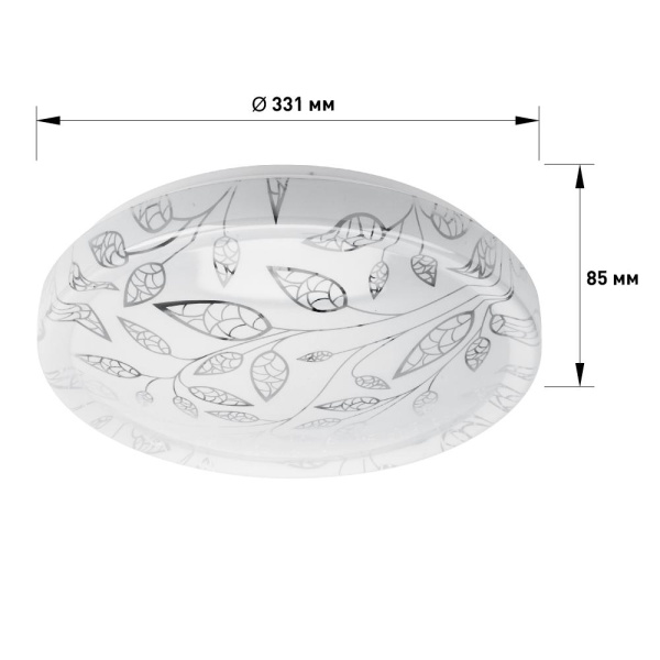 Светильник потолочный светодиодный ЭРА SPB-6-24-4K Syuzi без ДУ 24Вт 4000K
