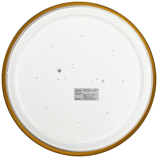 Светильник потолочный светодиодный ЭРА Relict 38 SPB-6-40 4К MG 40W 4000K Золото