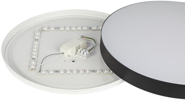 Светильник потолочный светодиодный ЭРА Relict 38 SPB-6-40 4К BK 40W 4000K Черный