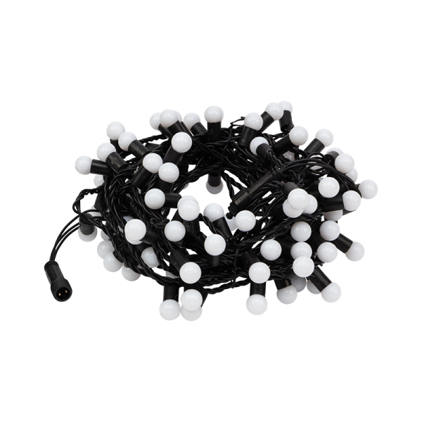 Гирлянда светодиодная Мультишишки Ø23мм 10м 80 LED RGB черный каучук IP67 быстрая смена цвета 230В нужен блок 315-000 NEON-NIGHT