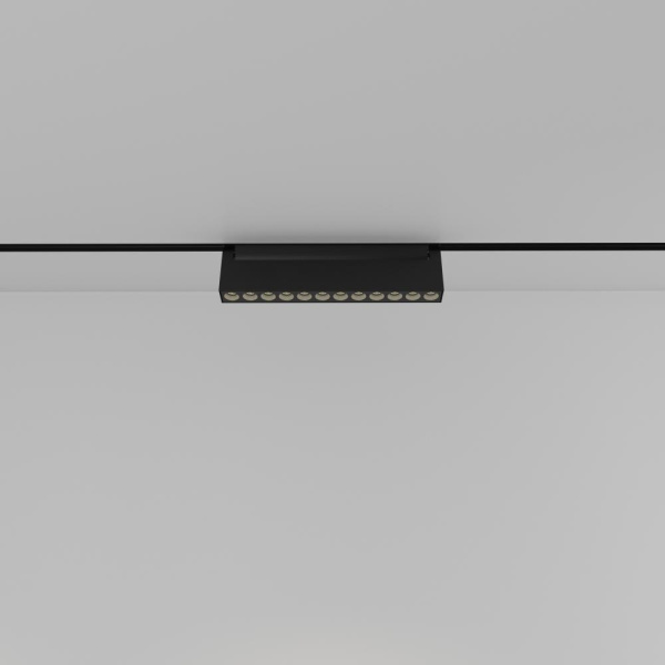 Магнитный трековый светильник ЭРА TRM20-4-22-12W4K-B для системы NOVA 48V 12Вт 4000К направленный свет черный