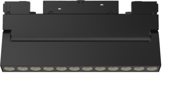 Магнитный трековый светильник ЭРА TRM20-4-22-12W4K-B для системы NOVA 48V 12Вт 4000К направленный свет черный