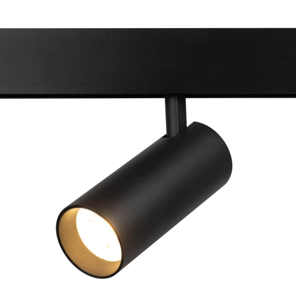 Магнитный трековый светильник ЭРА TRM20-6-15W3K-B для системы NOVA 48V 15Вт 3000К направленный свет черный