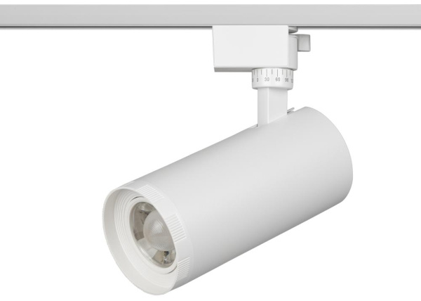Трековый светильник однофазный ЭРА TR59 - 3030 WH светодиодный 30Вт 3000К белый