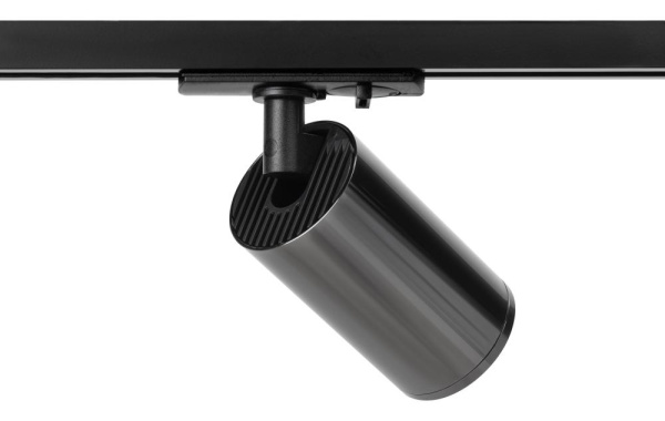 Трековый светильник однофазный ЭРА TR39-GU10 ВСН под лампу MR16 черный хром