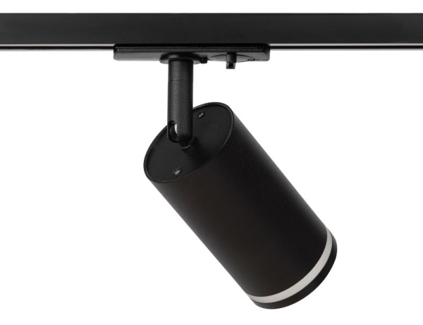 Трековый светильник однофазный ЭРА TR52 - GU10 BK под лампу GU10 матовый черный