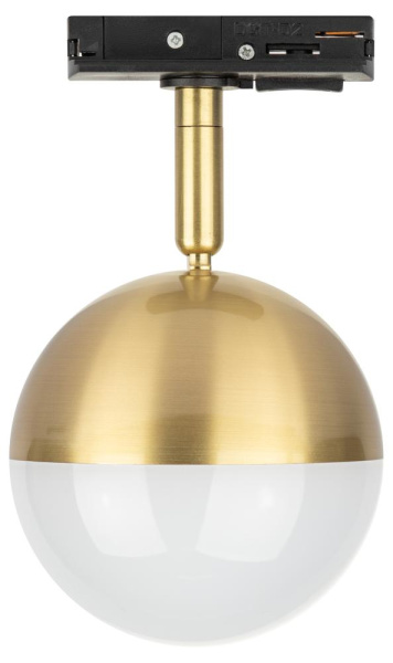 Трековый светильник однофазный ЭРА TR42-GX53 BS под лампу GX53 латунь