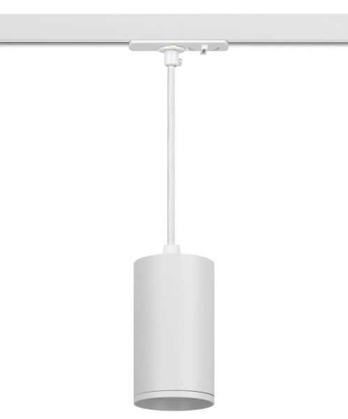 Трековый светильник однофазный ЭРА TR45 - GU10 S WH подвесной 52*100 под лампу MR16 белый