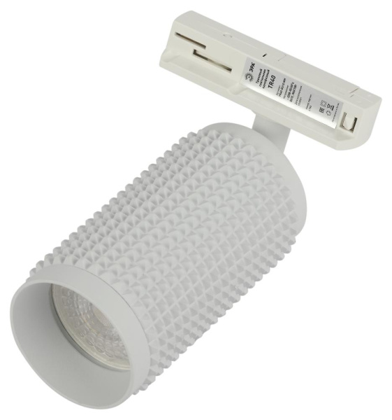 Трековый светильник однофазный ЭРА TR40-GU10 WH под лампу MR16 белый