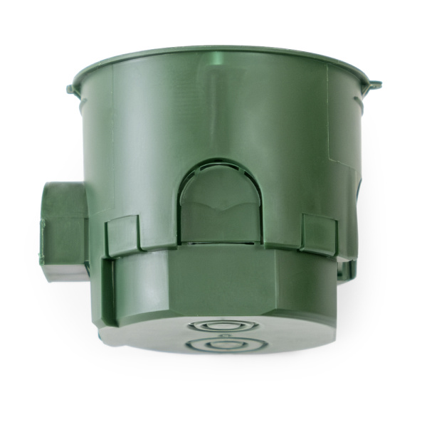 Коробка установочная 80-0550См углубленная безгалогенная (HF) 68х60 с саморезами (8шт/уп) Промрукав