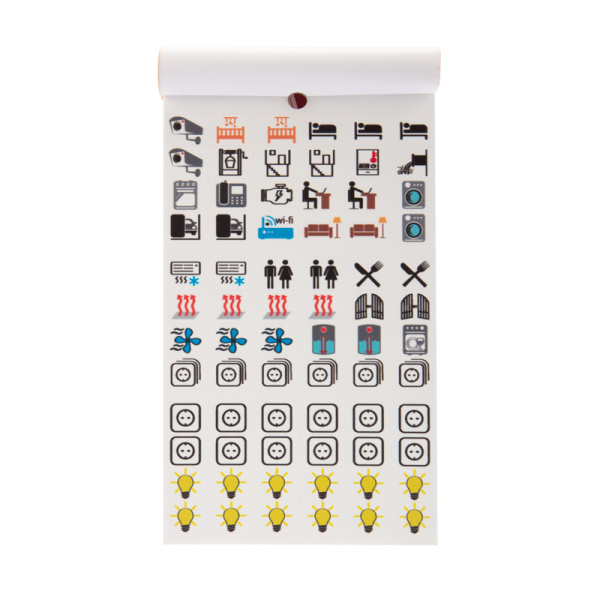 Набор наклеек «Маркировка электрощитов М-1» 85х150мм (надписи для ВА, 10 листов) REXANT