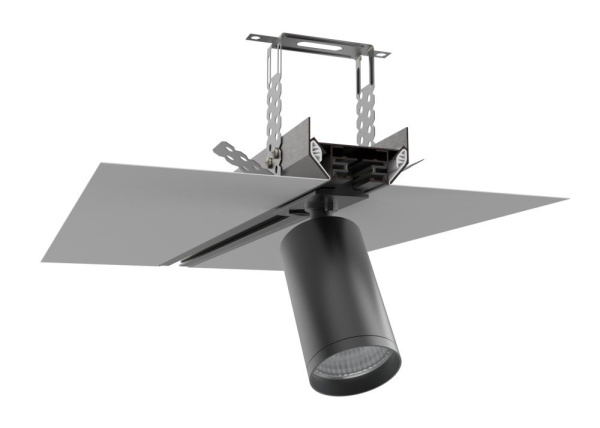 Профиль ЭРА TR-1PTR-RMP алюминиевый для установки 1ф шинопровода с натяжными потолками 2 шт. по 2 м.