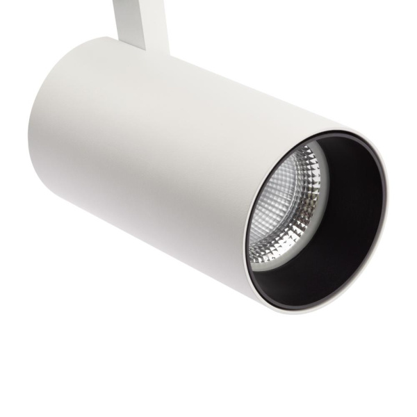 Трековый светильник трехфазный ЭРА SТR-30-36-30K-W30 узкий луч 3000K белый