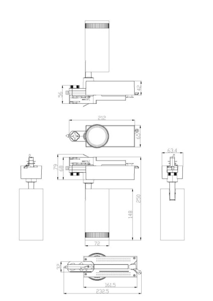 Трековый светильник трехфазный ЭРА STR-30-99-40K-B30 регулируемый луч 4000K черный
