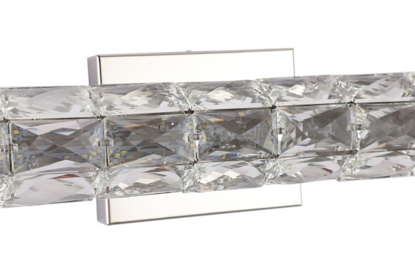 Бра Zortes CRYSTAL ZRS.79201.8, Мощность - 12Вт, Тип лампы: LED, В - 110мм / Г - 90мм / Ш - 390мм