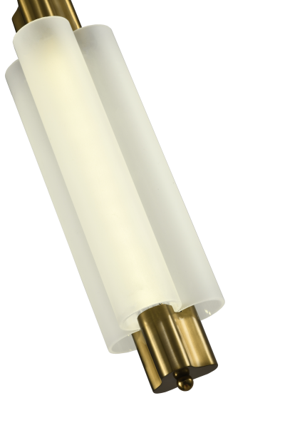 Люстра  подвесная ZORTES ALGODA ZRS.1777.01 , Мощность - 8Вт, Тип лампы: LED, В -1500мм / Ш - ø110мм
